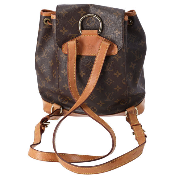 Louis Vuitton Montsouris MM Backpack M51136 Brown Monogram - Picture 4 of 8